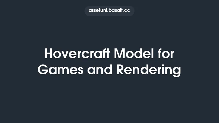 Hovercraft Model for Games and Rendering Thumbnail