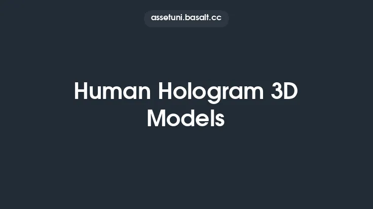 Human Hologram 3D Models Thumbnail