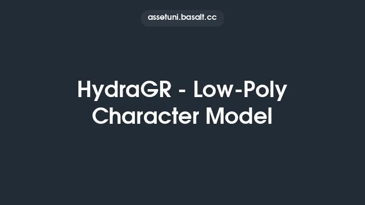HydraGR - Low-Poly Character Model Thumbnail