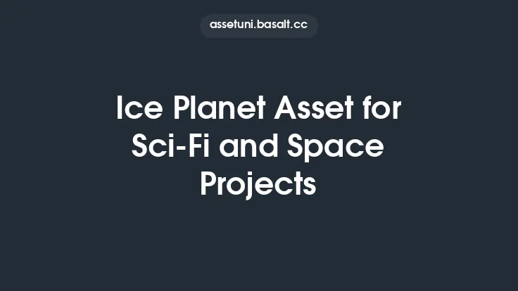 Ice Planet Asset for Sci-Fi and Space Projects Thumbnail