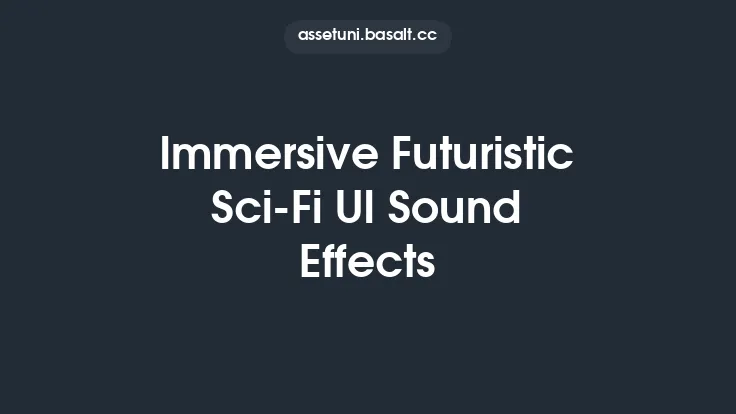 Immersive Futuristic Sci-Fi UI Sound Effects Thumbnail
