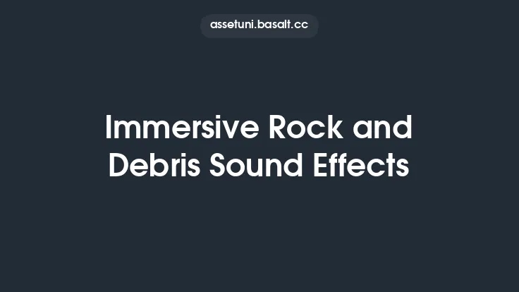 Immersive Rock and Debris Sound Effects Thumbnail