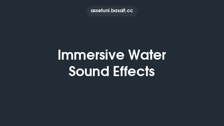 Immersive Water Sound Effects Thumbnail