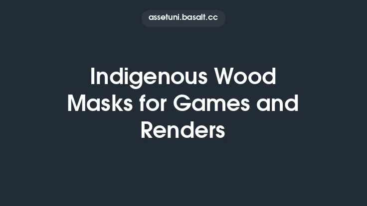 Indigenous Wood Masks for Games and Renders Thumbnail