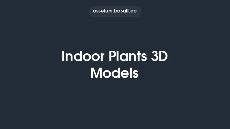 Indoor Plants 3D Models Thumbnail