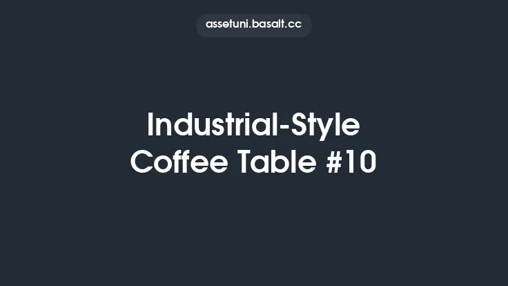 Industrial-Style Coffee Table #10 Thumbnail