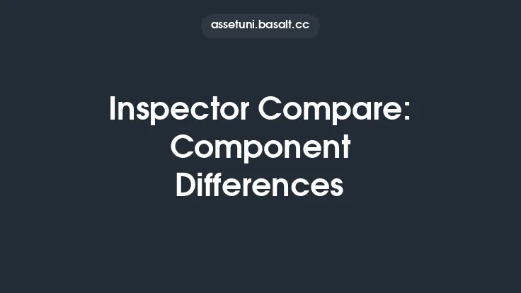 Inspector Compare: Component Differences Thumbnail