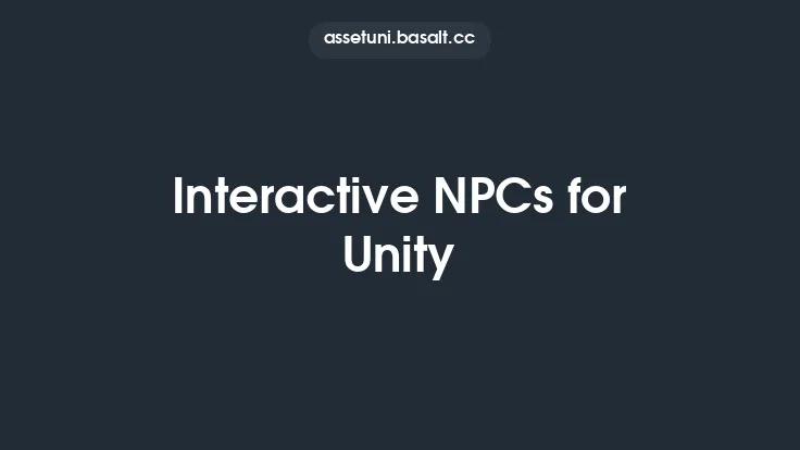 Interactive NPCs for Unity Thumbnail