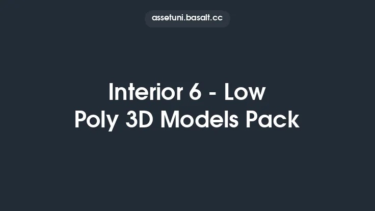 Interior 6 - Low Poly 3D Models Pack Thumbnail