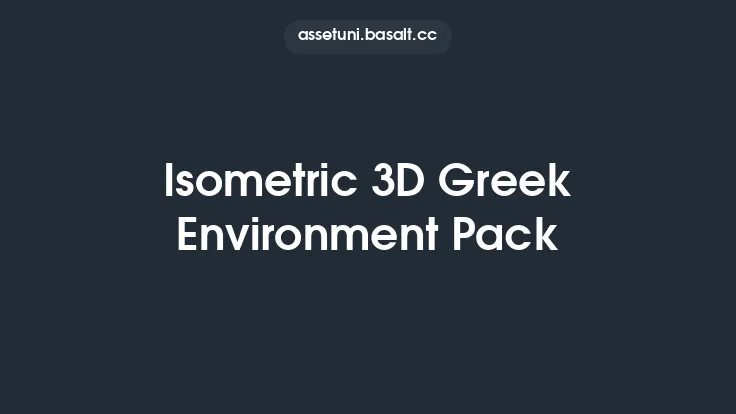 Isometric 3D Greek Environment Pack Thumbnail