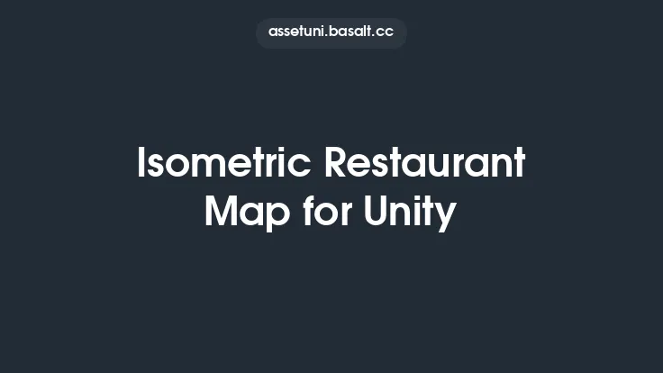 Isometric Restaurant Map for Unity Thumbnail