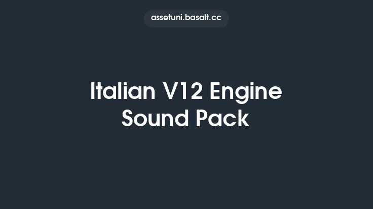 Italian V12 Engine Sound Pack Thumbnail