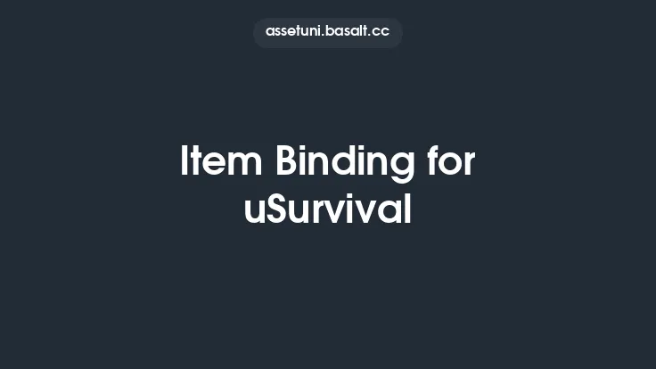 Item Binding for uSurvival Thumbnail
