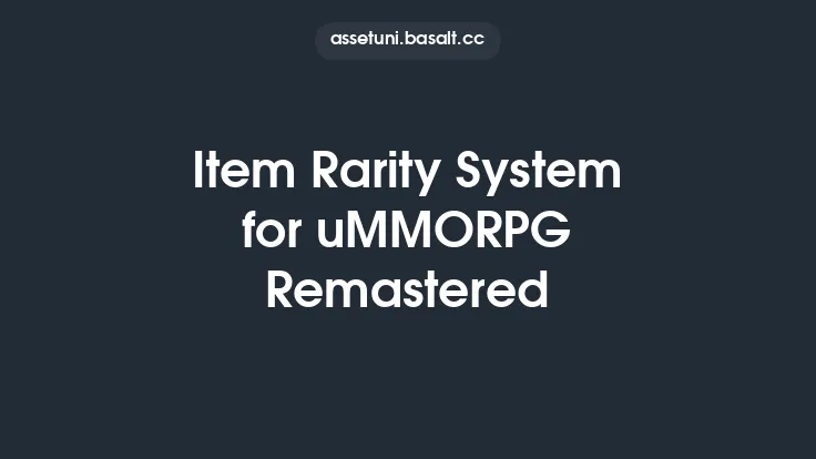 Item Rarity System for uMMORPG Remastered Thumbnail