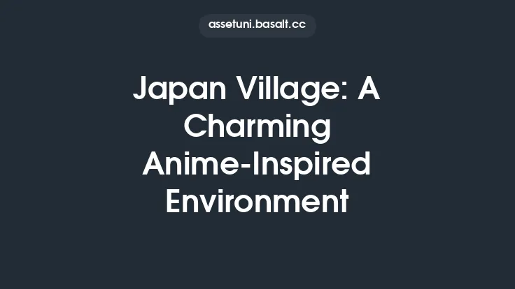 Japan Village: A Charming Anime-Inspired Environment Thumbnail