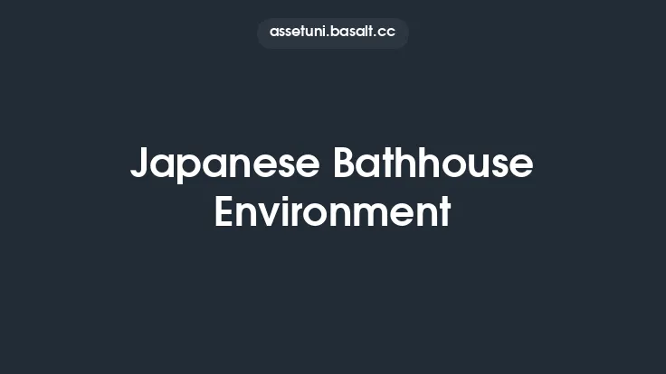 Japanese Bathhouse Environment Thumbnail