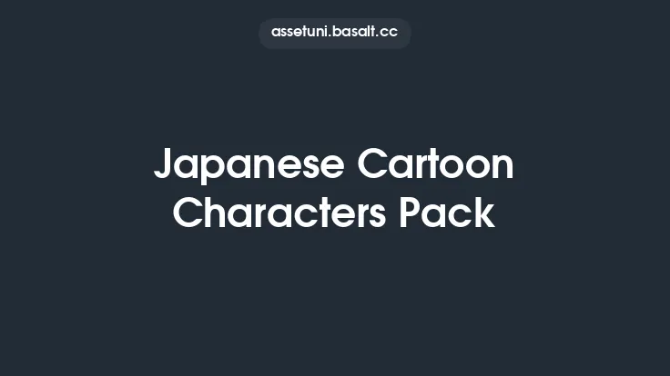 Japanese Cartoon Characters Pack Thumbnail