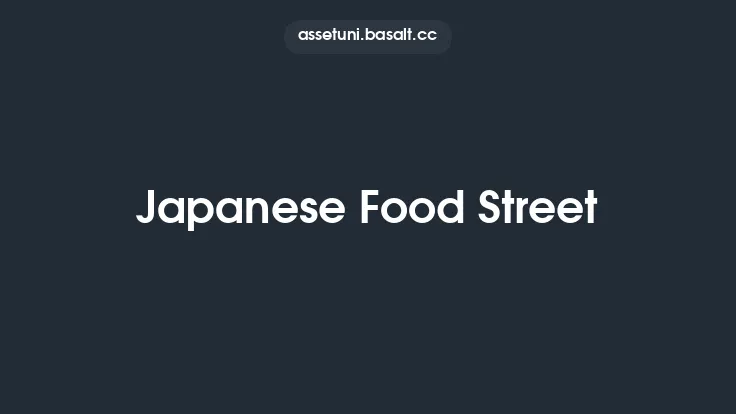 Japanese Food Street Thumbnail