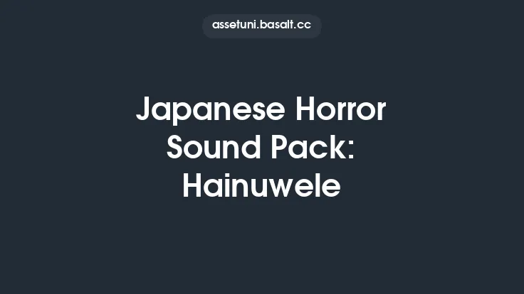 Japanese Horror Sound Pack: Hainuwele Thumbnail