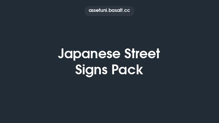 Japanese Street Signs Pack Thumbnail
