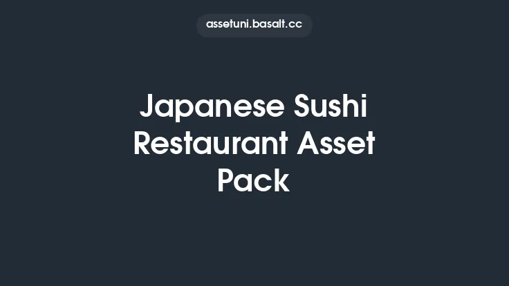 Japanese Sushi Restaurant Asset Pack Thumbnail