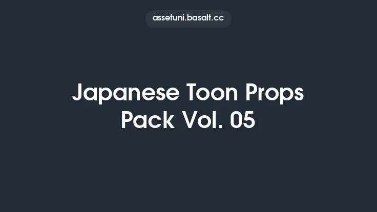 Japanese Toon Props Pack Vol. 05 Thumbnail