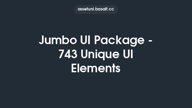 Jumbo UI Package - 743 Unique UI Elements Thumbnail