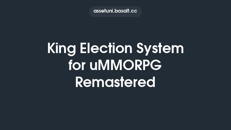 King Election System for uMMORPG Remastered Thumbnail