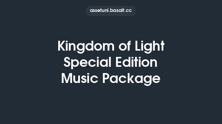 Kingdom of Light Special Edition Music Package Thumbnail