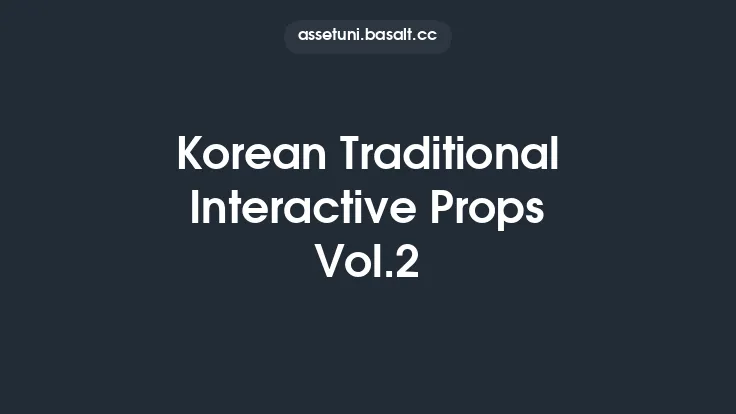 Korean Traditional Interactive Props Vol.2 Thumbnail