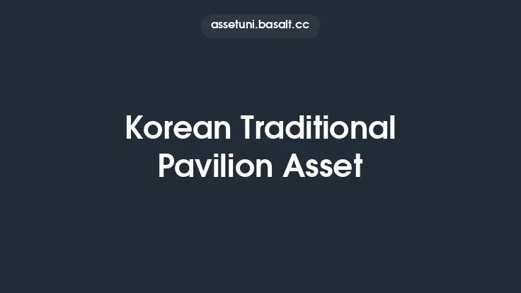 Korean Traditional Pavilion Asset Thumbnail