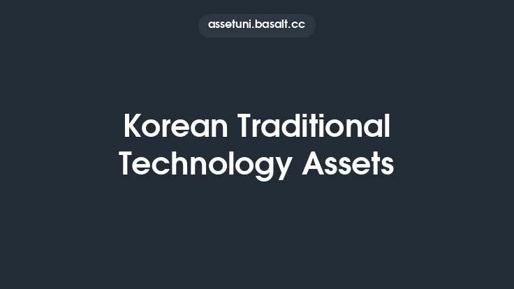 Korean Traditional Technology Assets Thumbnail