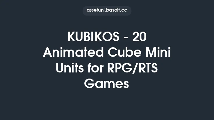 KUBIKOS - 20 Animated Cube Mini Units for RPG/RTS Games Thumbnail