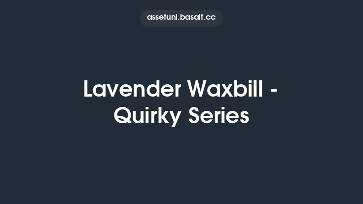 Lavender Waxbill - Quirky Series Thumbnail