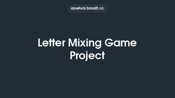 Letter Mixing Game Project Thumbnail