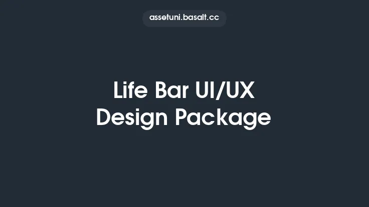 Life Bar UI/UX Design Package Thumbnail