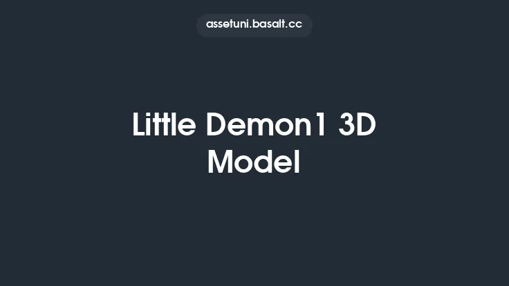 Little Demon1 3D Model Thumbnail