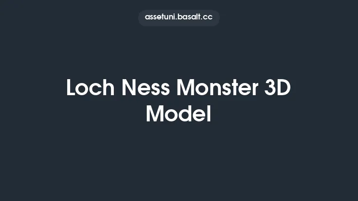 Loch Ness Monster 3D Model Thumbnail