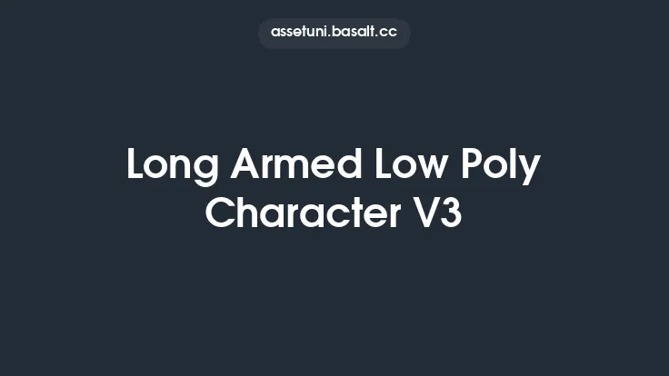 Long Armed Low Poly Character V3 Thumbnail
