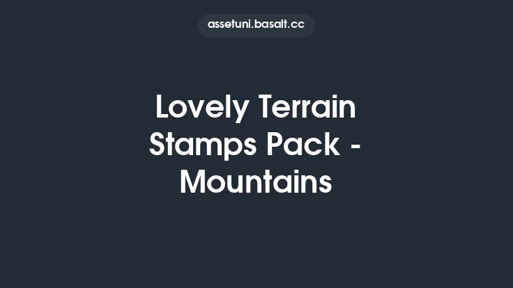 Lovely Terrain Stamps Pack - Mountains Thumbnail