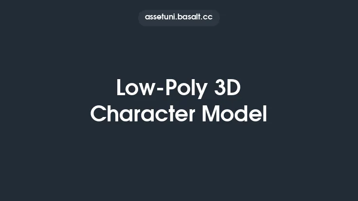 Low-Poly 3D Character Model Thumbnail