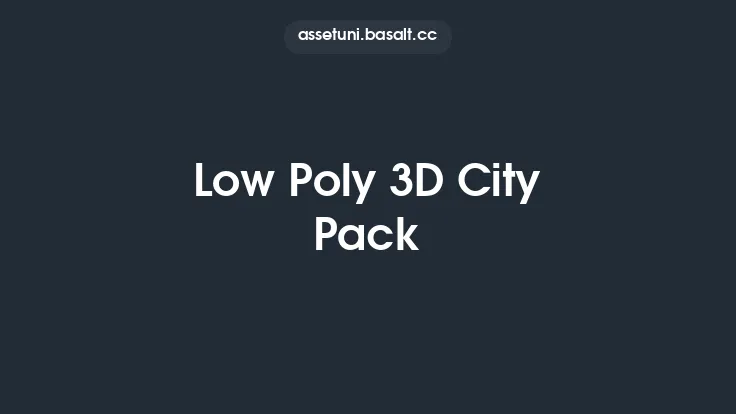 Low Poly 3D City Pack Thumbnail