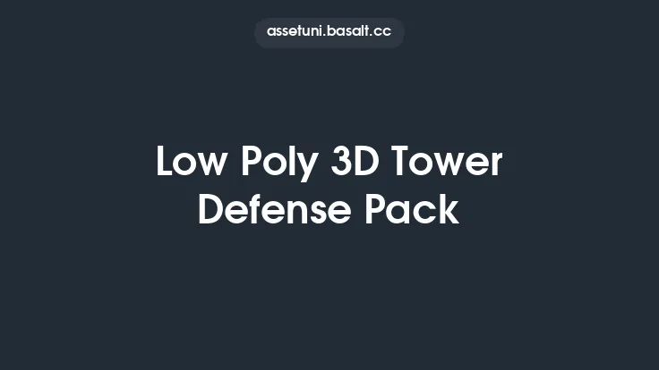 Low Poly 3D Tower Defense Pack Thumbnail