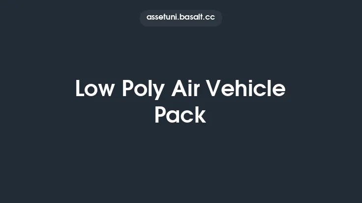 Low Poly Air Vehicle Pack Thumbnail