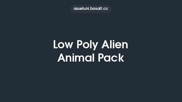 Low Poly Alien Animal Pack Thumbnail