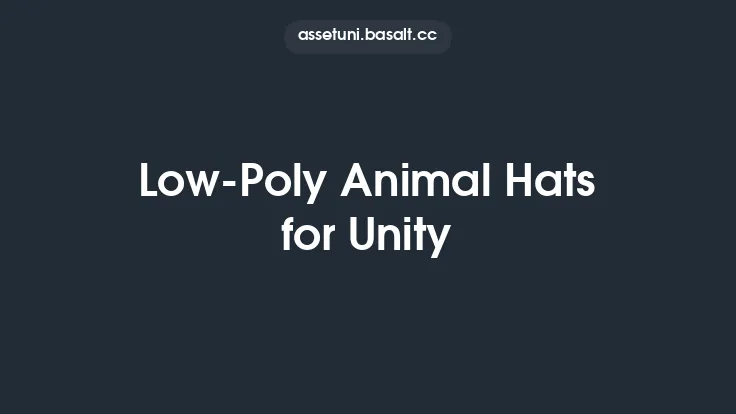 Low-Poly Animal Hats for Unity Thumbnail