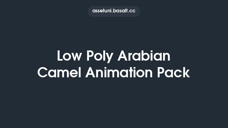 Low Poly Arabian Camel Animation Pack Thumbnail