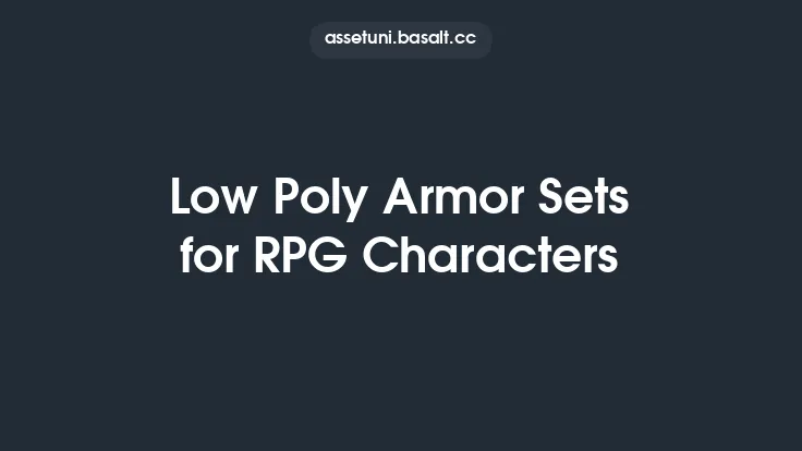 Low Poly Armor Sets for RPG Characters Thumbnail