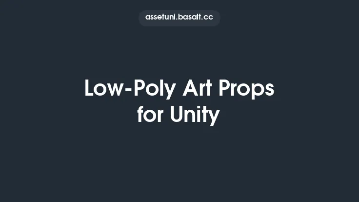 Low-Poly Art Props for Unity Thumbnail