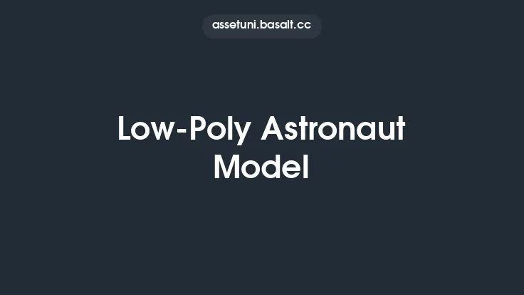 Low-Poly Astronaut Model Thumbnail